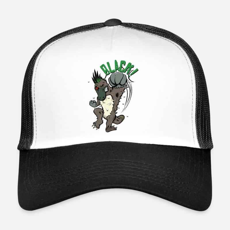 Kampfschnabeltier - Trucker Cap - Weiß/Schwarz
