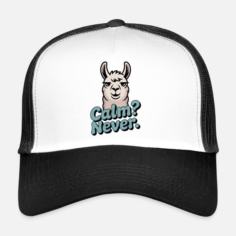 Calme? Jamais. – Zéro sérénité Casquette trucker 