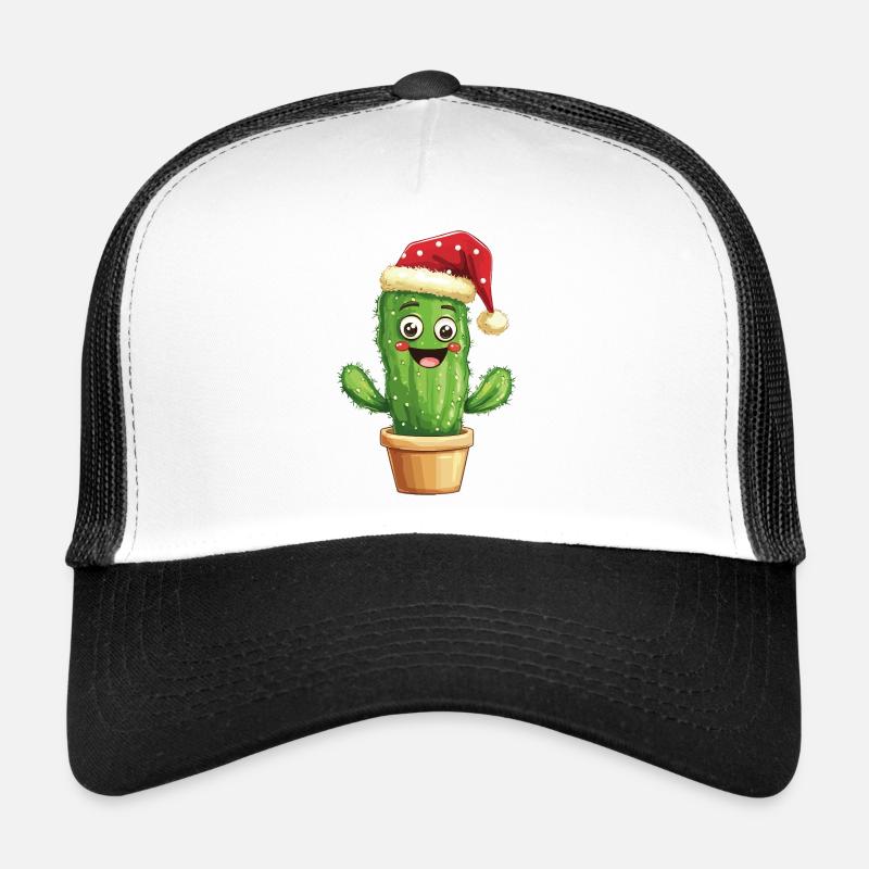 Cactus Noël Cactus Cactus Noël Chapeau de Noël Casquette trucker 