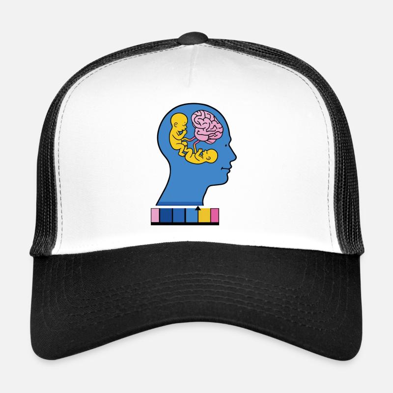 TWIN IN MY MIND - nice people Trucker Cap