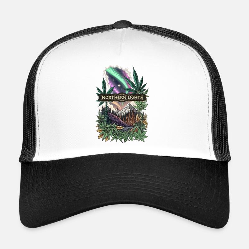 Aurore boréale Casquette trucker 