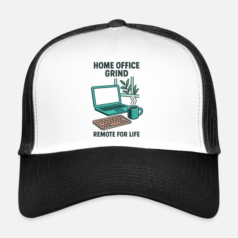Design Homeoffice Grind-Setup Telearbeit Leise Trucker Cap