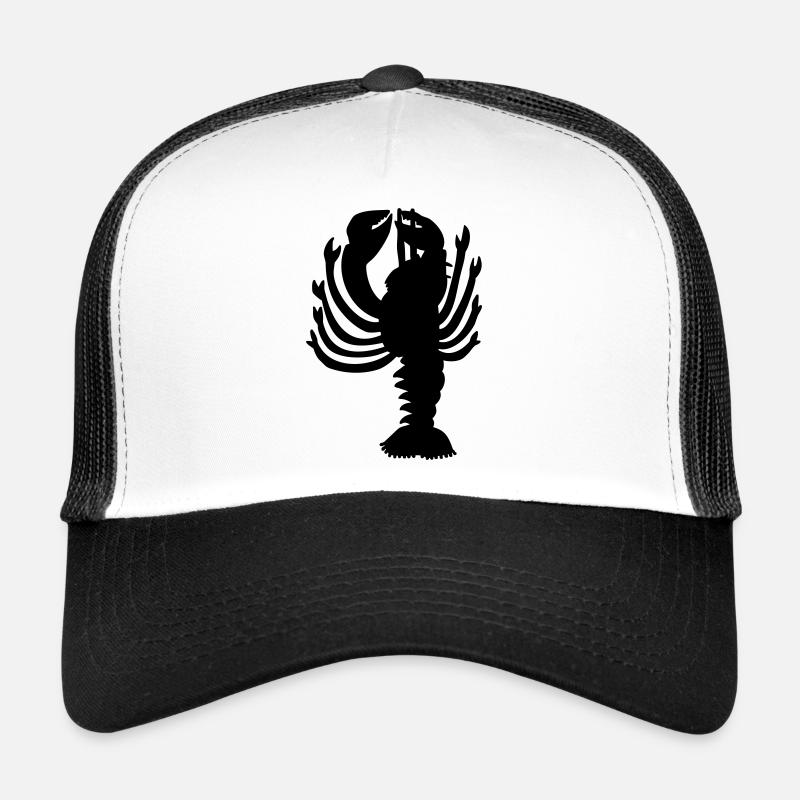 homard - Casquette trucker  - blanc/noir
