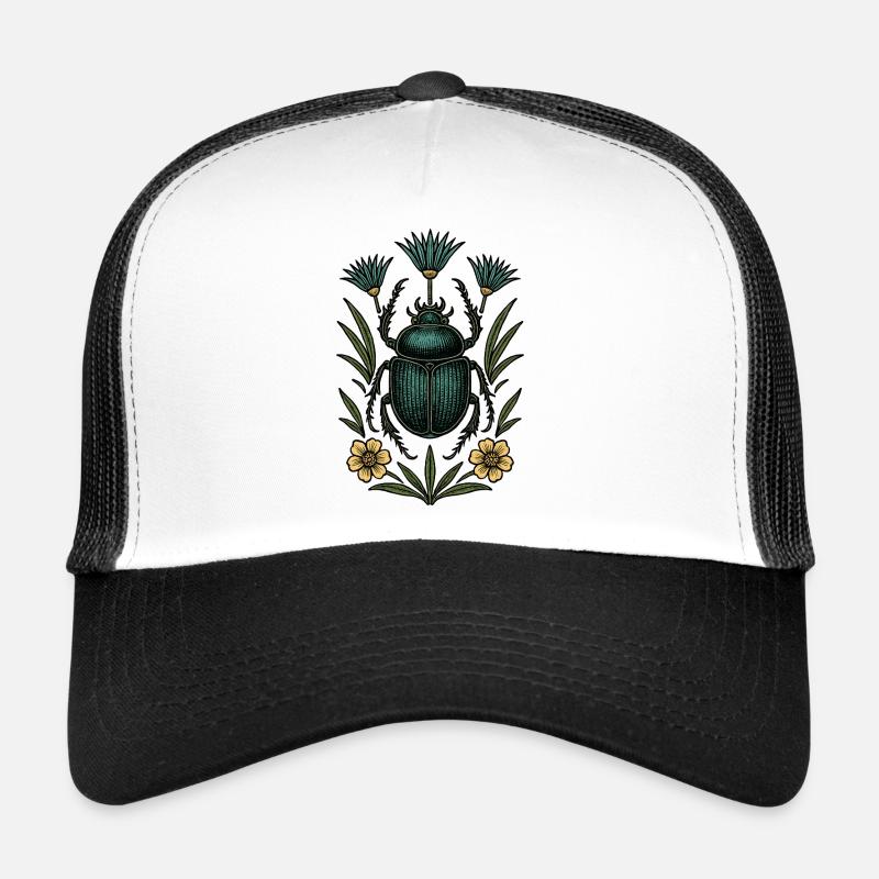 Insect in flower frame Trucker Cap