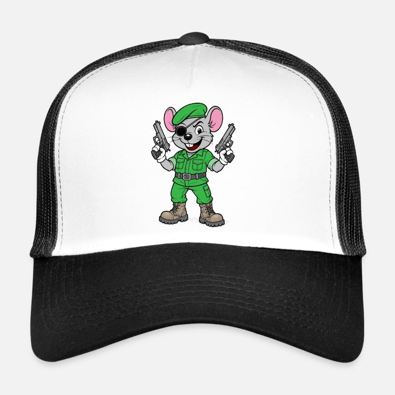 Bewaffneter Maus-Ranger Trucker Cap