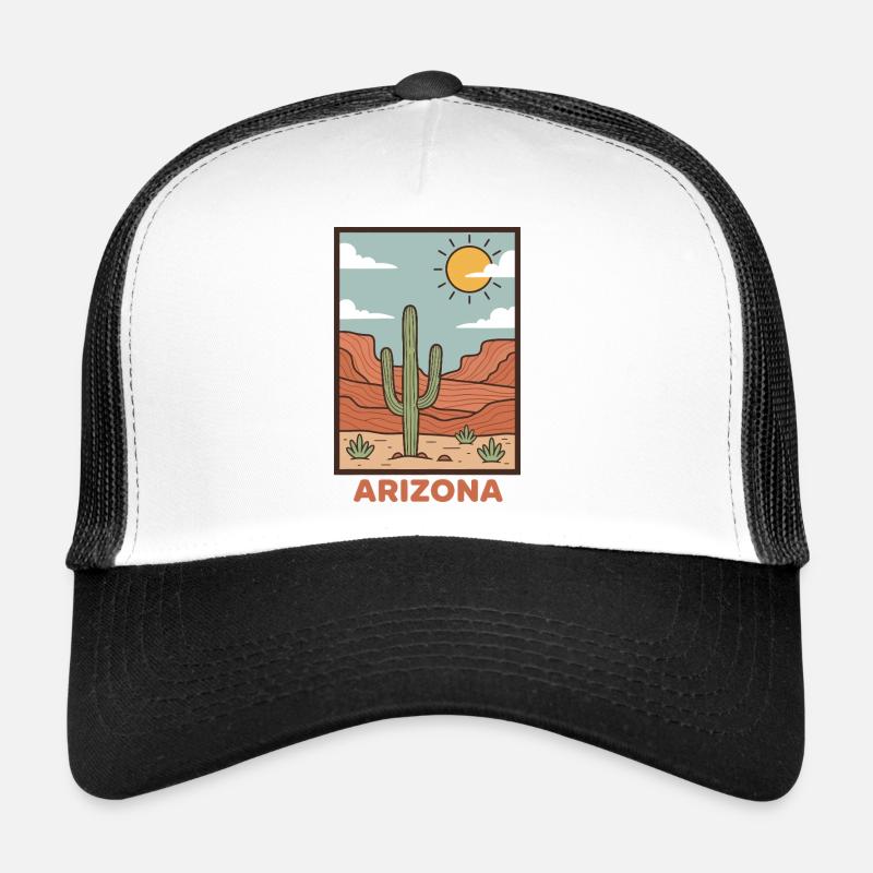 Arizona Desert Sunscape Trucker Cap