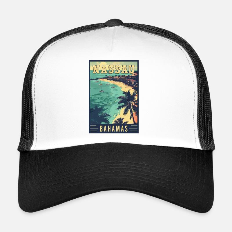 Explore Bahamas and Nassau - Tropical Paradise Trucker Cap