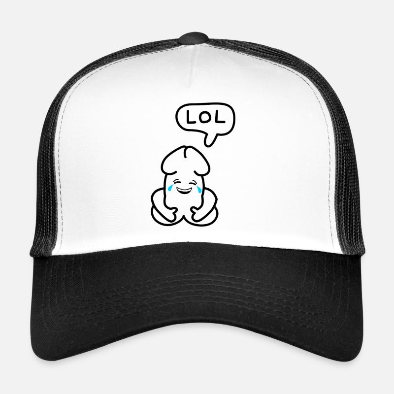 Émoticon drôle Junior LOL Casquette trucker 