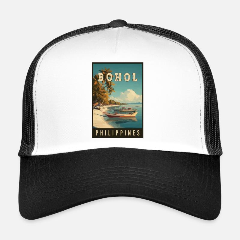 Découvrez l’île tropicale de Bohol aux Philippines Casquette trucker 