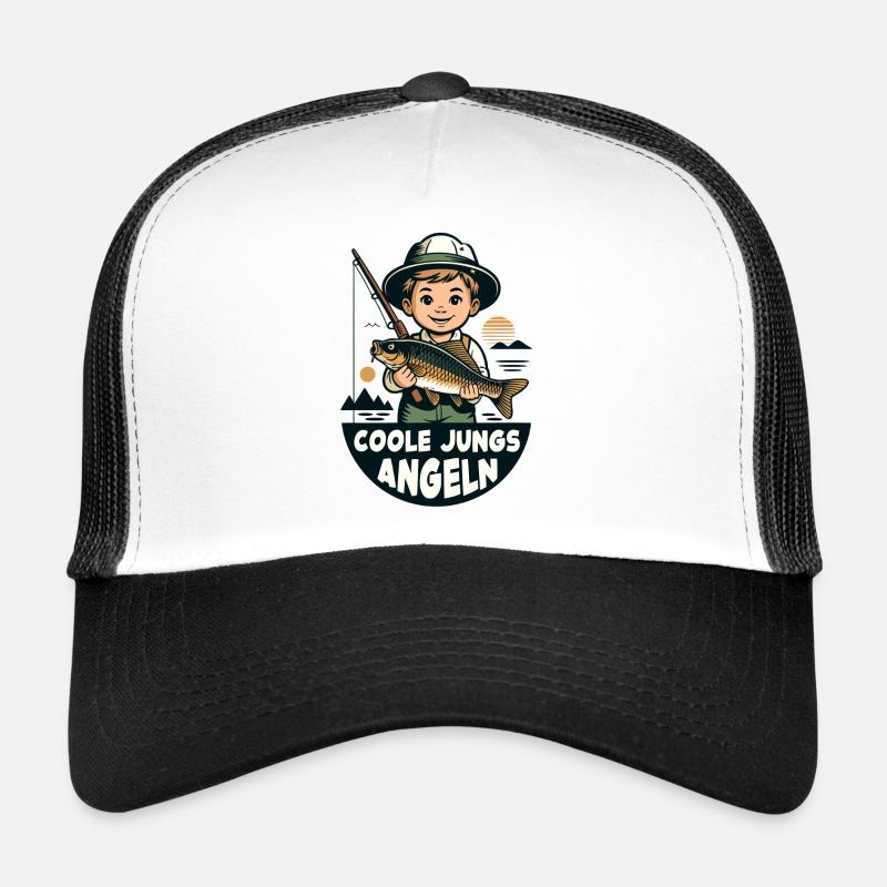Coole Jungs Angeln Trucker Cap