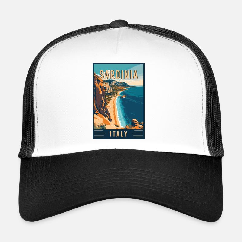 Découvrez le paradis côtier de la Sardaigne en Italie Casquette trucker 