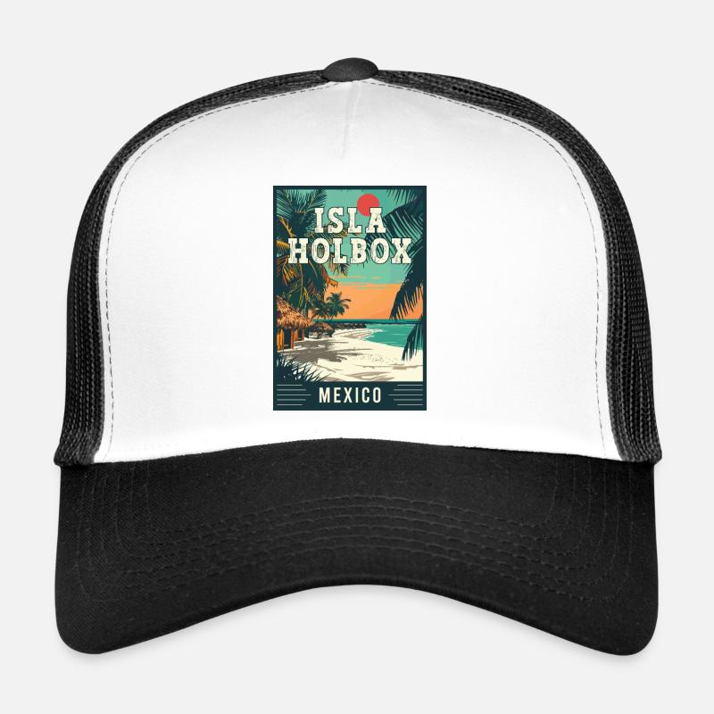 Erleben Sie das Paradies auf der Isla Holbox in Mexiko Trucker Cap