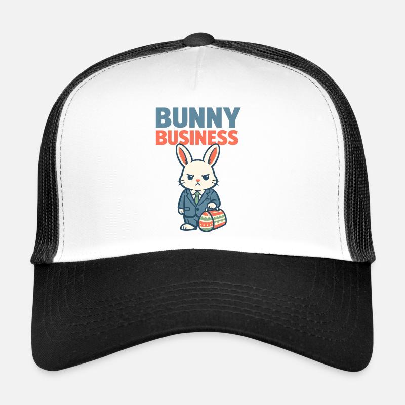 Easter bunny in the breast pocket Easter Trucker Cap