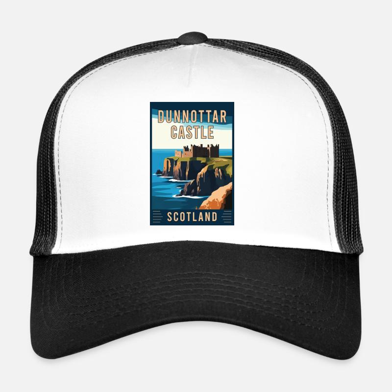 Découvrez le château mystique de Dunnottar en Écosse Casquette trucker 