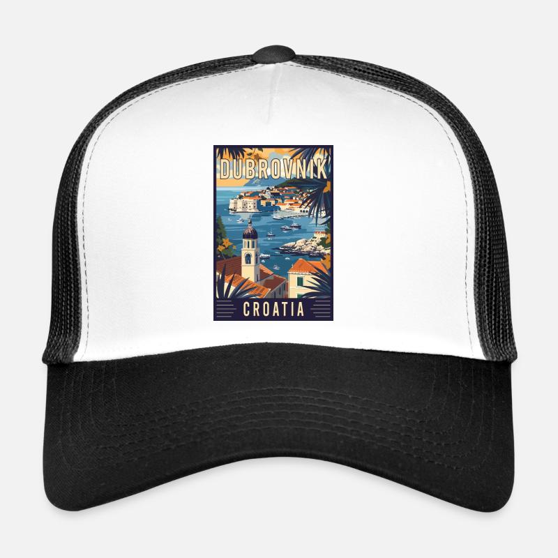 Experience Mediterranean Dubrovnik in Croatia Trucker Cap