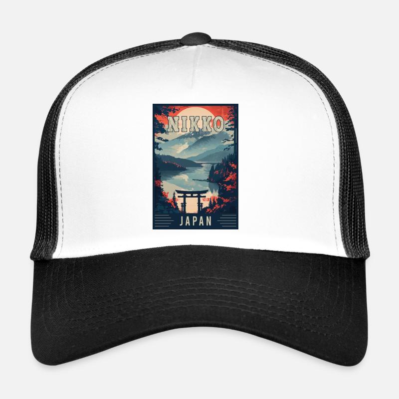 Découvrez la tranquillité de Nikko au Japon Casquette trucker 