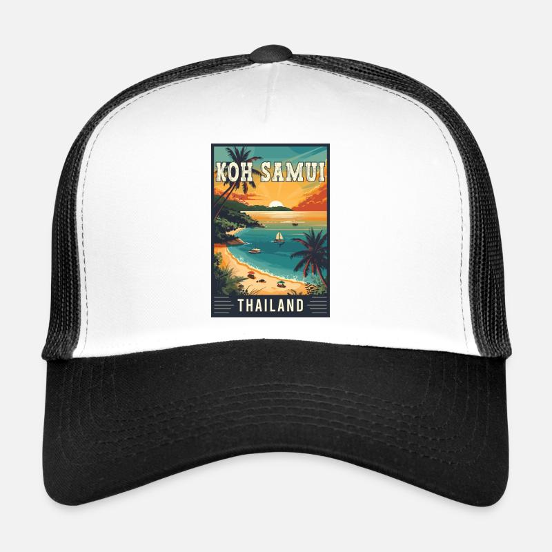 Discover Paradise in Koh Samui in Thailand Trucker Cap