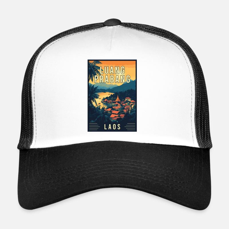 Découvrez la gemme tropicale Luang Prabang au Laos Casquette trucker 