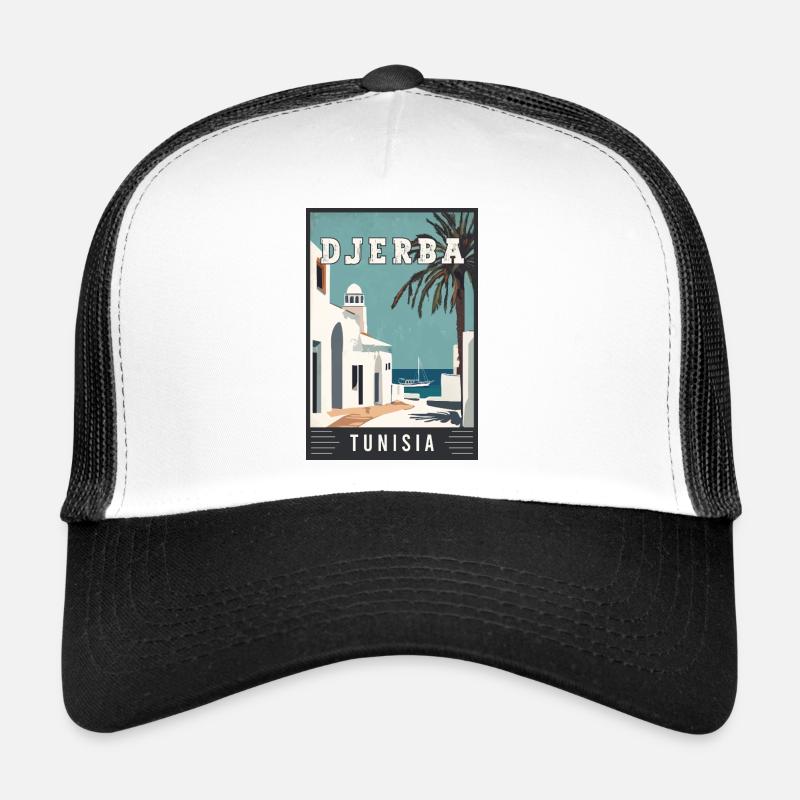 Explore Mediterranean Djerba in Tunisia Trucker Cap