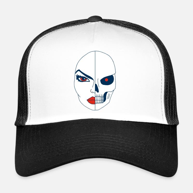 Tod und sein Gesicht Trucker Cap