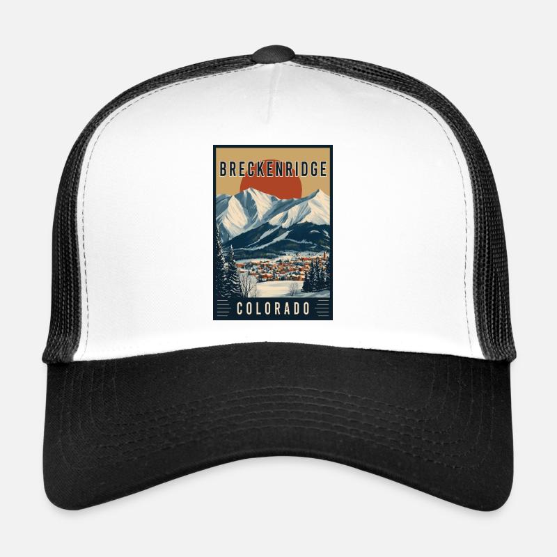 Explorez le paysage de Breckenridge dans le Colorado Casquette trucker 