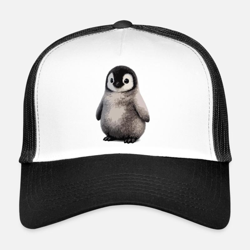 Illustration du poussin de pingouin doux Casquette trucker 