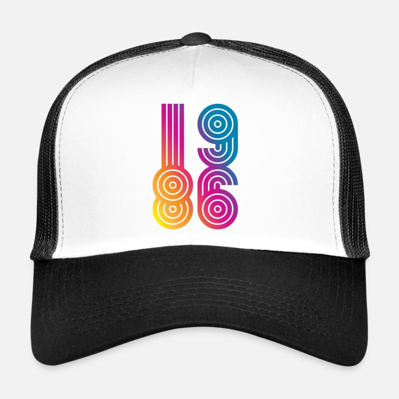 86 Huit Six 1986 Casquette trucker 