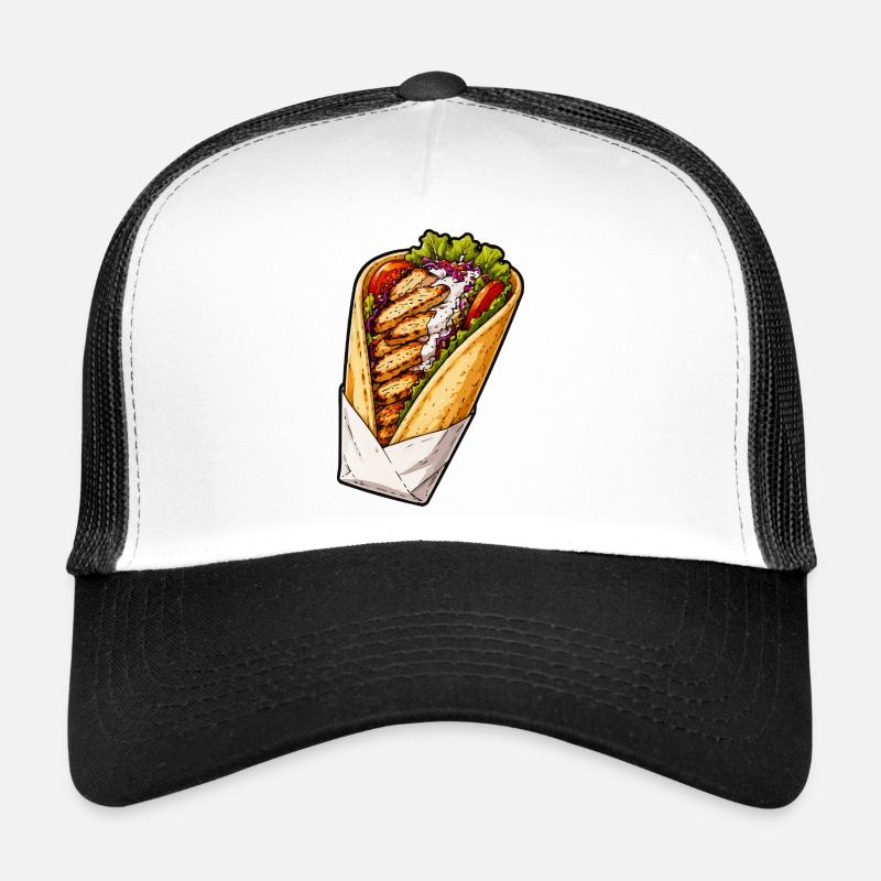 Hähnchen-Wrap Illustration Trucker Cap