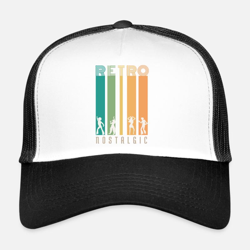 Retro-Bars und Silhouetten – Nostalgie Trucker Cap