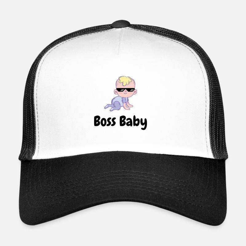 Boss Baby - Trucker Cap - Weiß/Schwarz