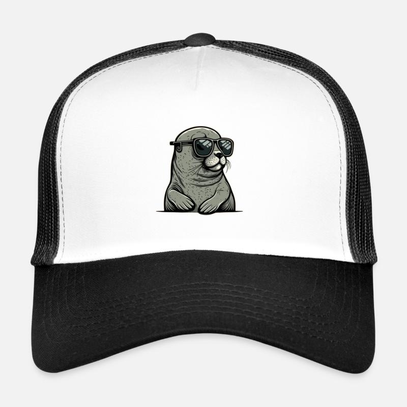 Robbe Robben Geschenk Trucker Cap