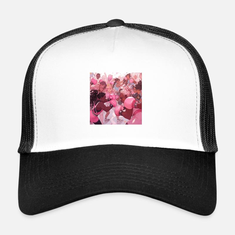Der rosafarbene Kampf Trucker Cap