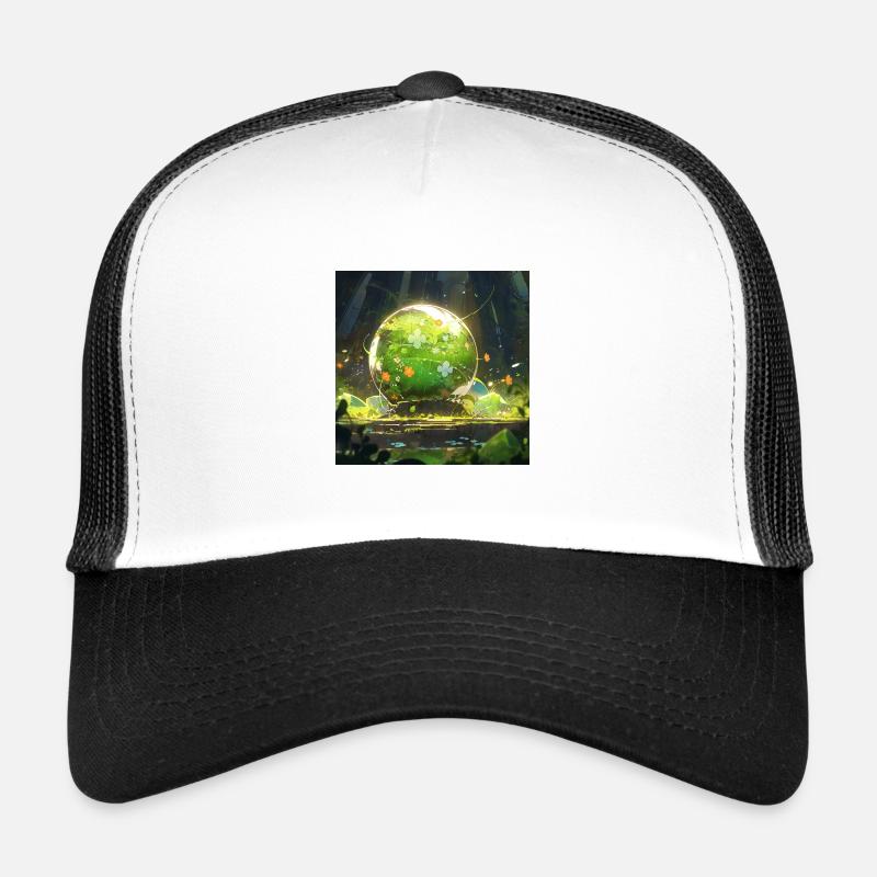 Im Herzen des Dschungels - Trucker Cap - Weiß/Schwarz