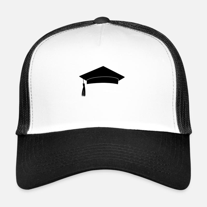 Phd Doktortitel Student Geschenk - Trucker Cap - Weiß/Schwarz