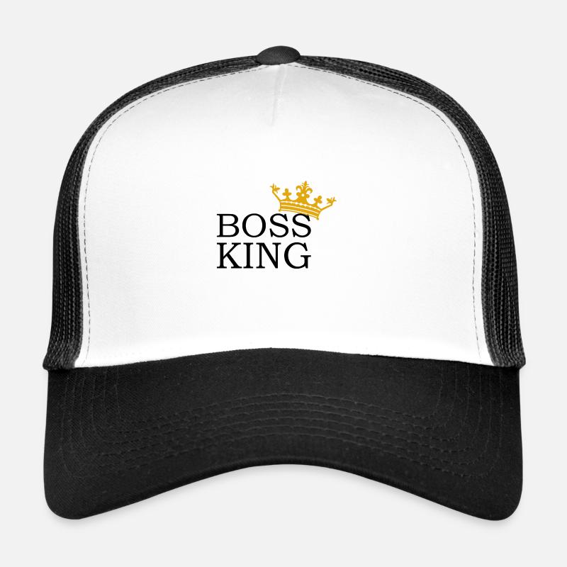 Boss King Geschenk Männer König Trucker Cap