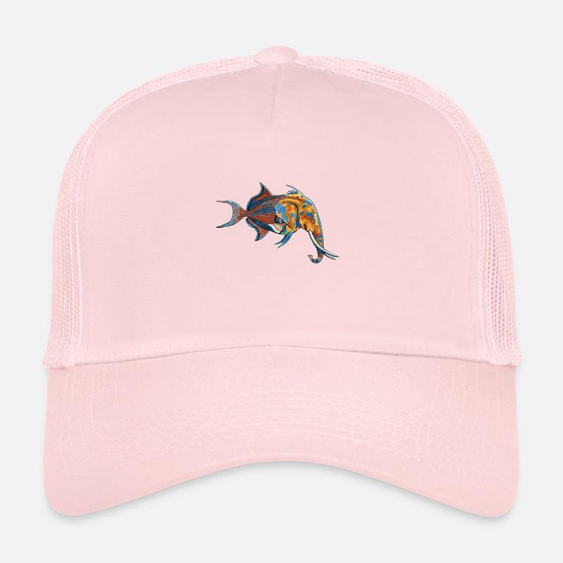 Fantastic creature: half elephant, half fish Trucker Cap