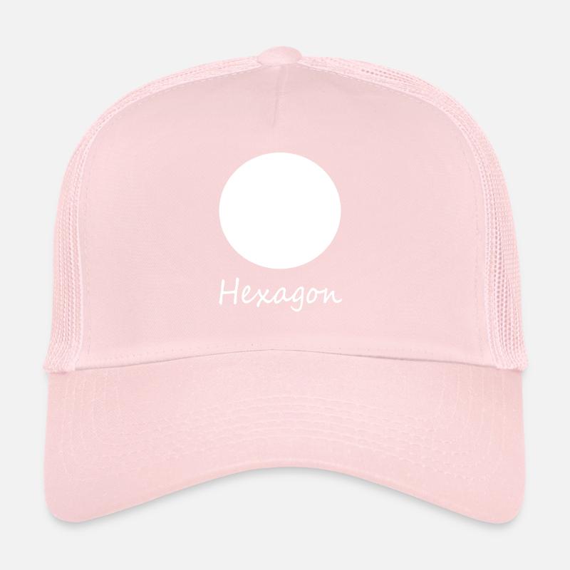 Mauvaise forme d'hexagone Casquette trucker 