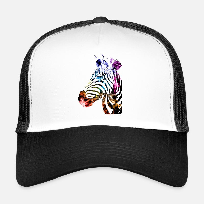 ZEBRA - Trucker Cap - Weiß/Schwarz
