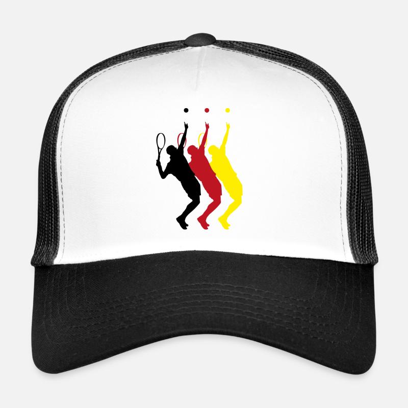 Joueurs de tennis sortant le ballon Casquette trucker 