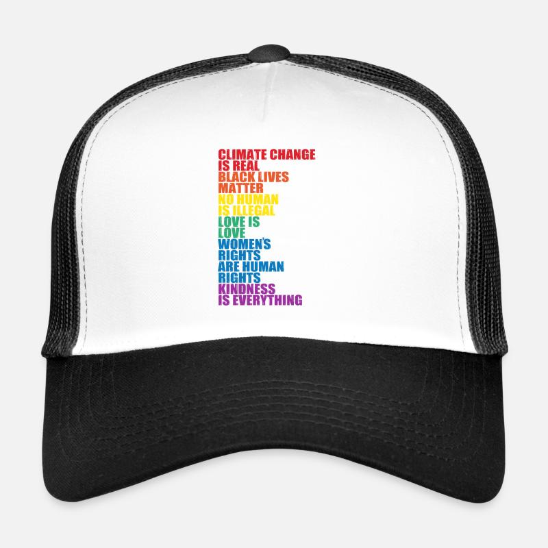 Science Equality LGBT Pride - Trucker Cap - white/black