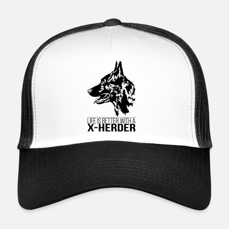X-HERDER life is better Hollandse Herder Wilsigns Casquette trucker 
