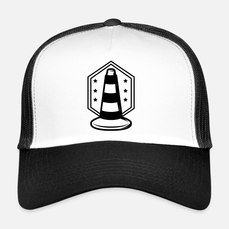 Construction Site - Construction Site Pylon Trucker Cap