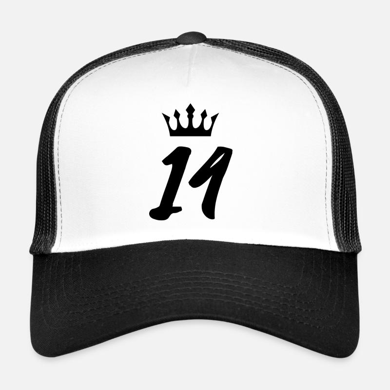 14 Couronne de numéros Casquette trucker 