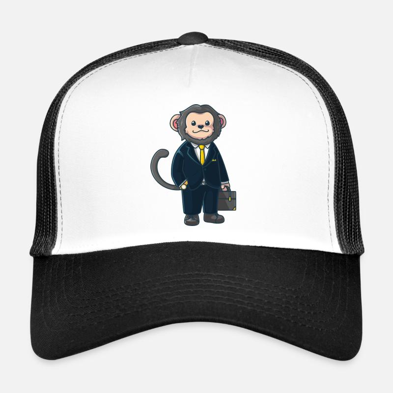 Business monkey Trucker Cap