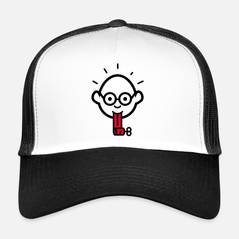 Fais gaffe - Casquette trucker  - blanc/noir