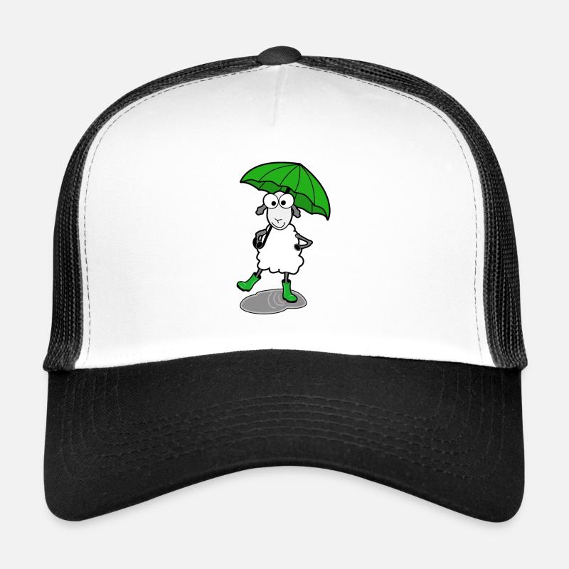 Sheep with rubber boots Trucker Cap