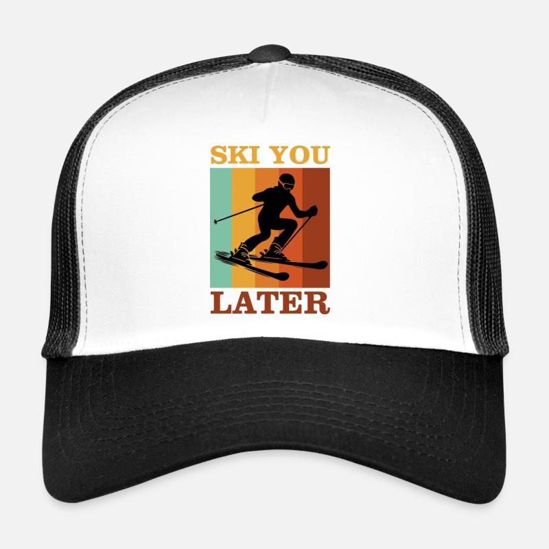 funny ski sayings skiing skiing Trucker Cap