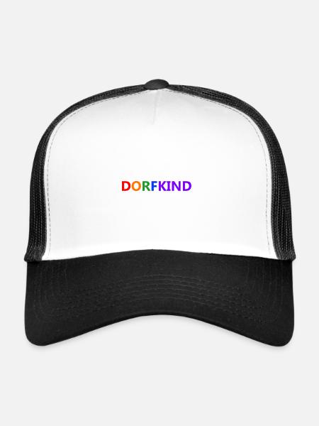 dorfkind - Trucker Cap - Weiß/Schwarz