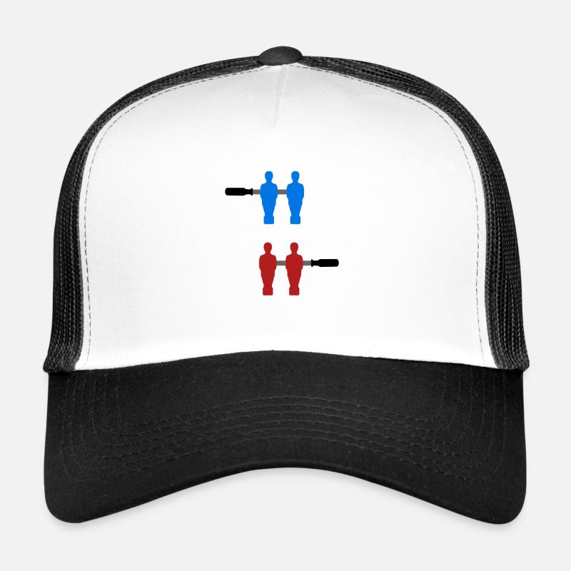 table football - Trucker Cap - white/black