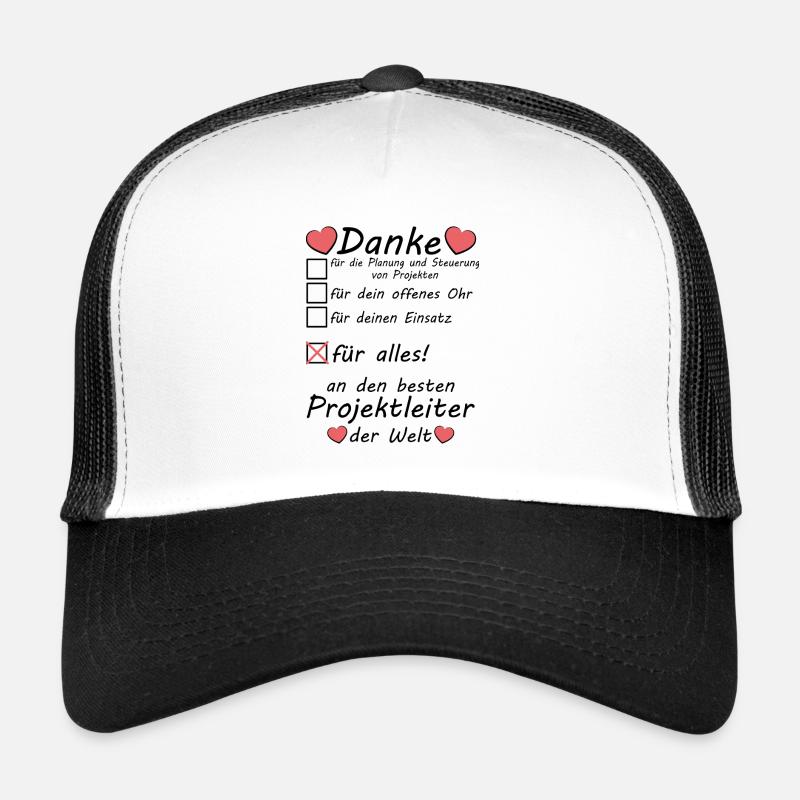 Beste Projektleiter Danke Dankeschön zum Abschied Trucker Cap